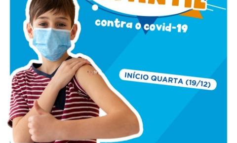 ​Siqueira Campos começa vacinação contra COVID-19 em crianças 
